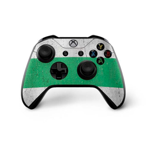 Nigeria Flag Distressed Xbox One X Controller Skin