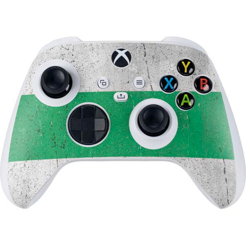 Nigeria Flag Distressed Xbox Series S Controller Skin