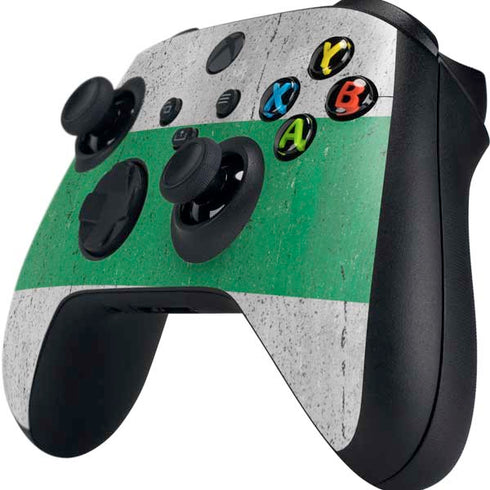 Nigeria Flag Distressed Xbox Series X Controller Skin
