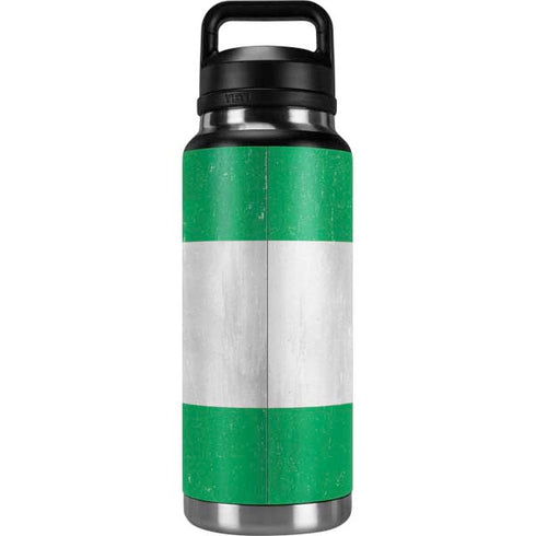 Nigeria Flag Distressed YETI Rambler 36oz Bottle Skin
