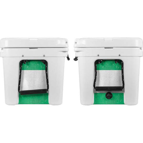 Nigeria Flag Distressed YETI Tundra 35 Hard Cooler Skin