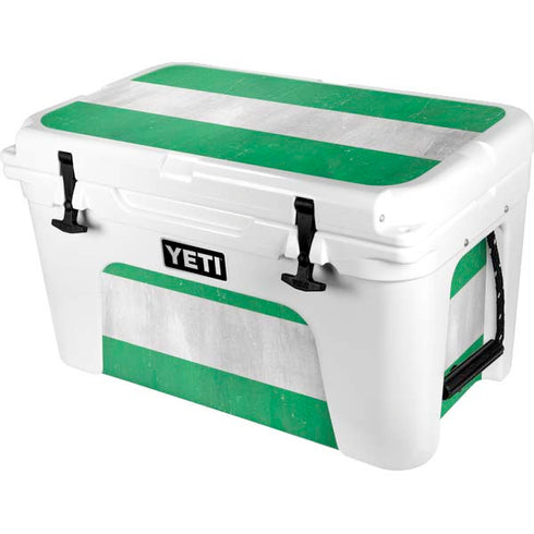 Nigeria Flag Distressed YETI Tundra 45 Hard Cooler Skin