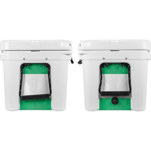 Nigeria Flag Distressed YETI Tundra 45 Hard Cooler Skin