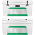 Nigeria Flag Distressed YETI Tundra 65 Hard Cooler Skin