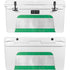 Nigeria Flag Distressed YETI Tundra 75 Hard Cooler Skin