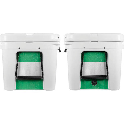 Nigeria Flag Distressed YETI Tundra 75 Hard Cooler Skin