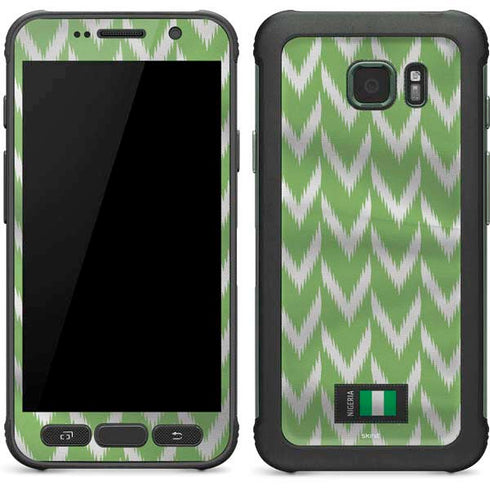 Nigeria Soccer Flag Galaxy S7 Active Skin