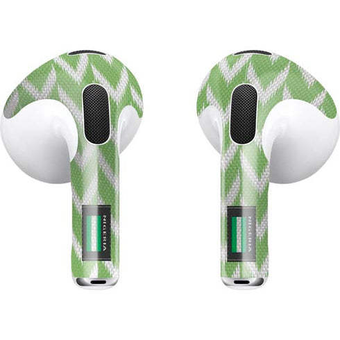 Nigeria Soccer Flag Apple AirPods (3rd Gen 2021) Skin