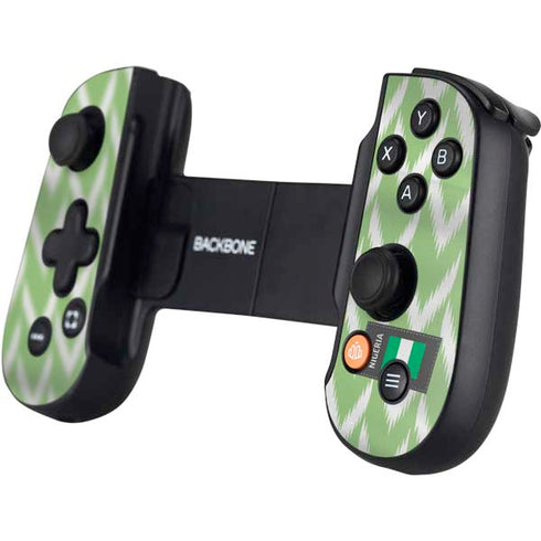 Nigeria Soccer Flag Backbone One for iPhone Game Controller Skin