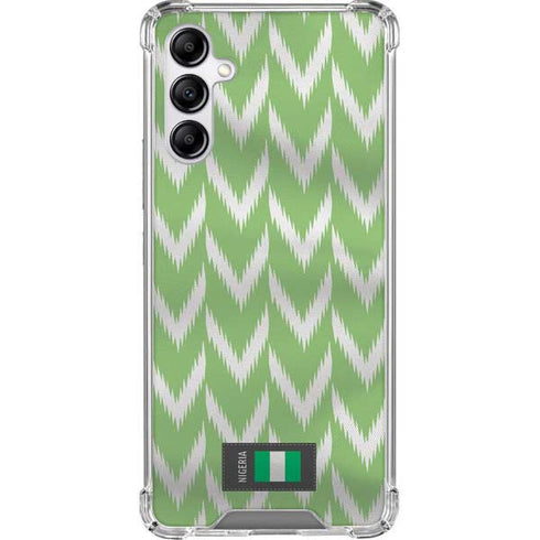 Nigeria Soccer Flag Galaxy A14 5G Clear Case