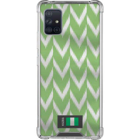 Nigeria Soccer Flag Galaxy A51 5G Clear Case