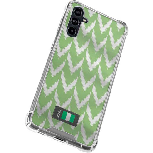 Nigeria Soccer Flag Galaxy A54 5G Clear Case