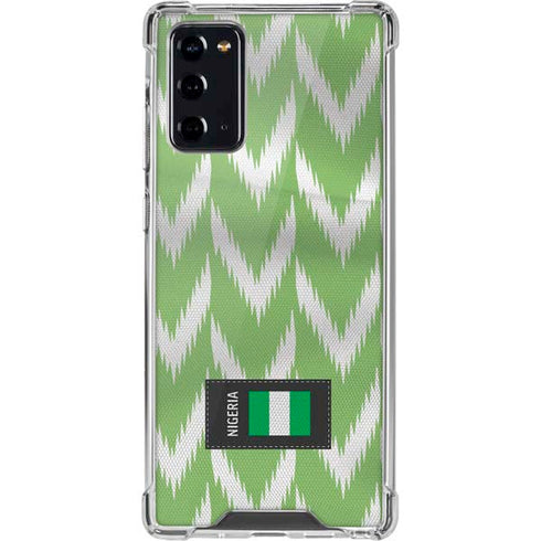 Nigeria Soccer Flag Galaxy Note20 5G Clear Case