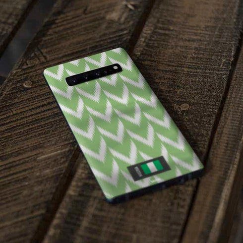 Nigeria Soccer Flag Galaxy S10 Plus Skin