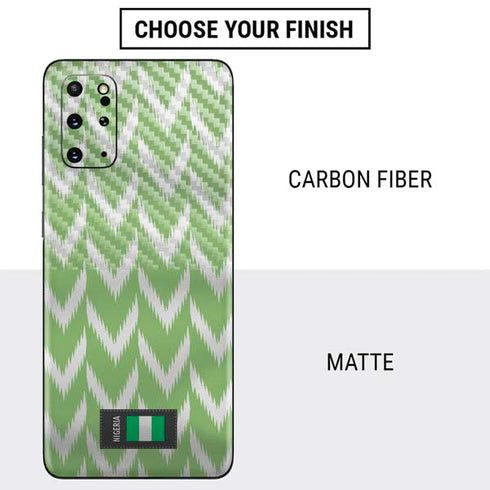 Nigeria Soccer Flag Galaxy S20 Plus Skin