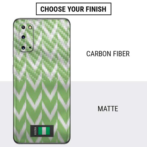 Nigeria Soccer Flag Galaxy S20 Skin
