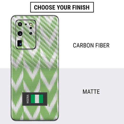 Nigeria Soccer Flag Galaxy S20 Ultra 5G Skin