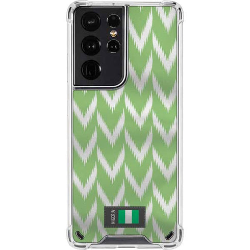 Nigeria Soccer Flag Galaxy S21 Ultra 5G Clear Case