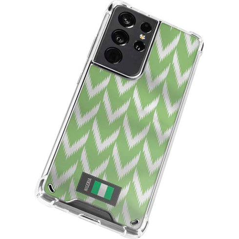 Nigeria Soccer Flag Galaxy S21 Ultra 5G Clear Case