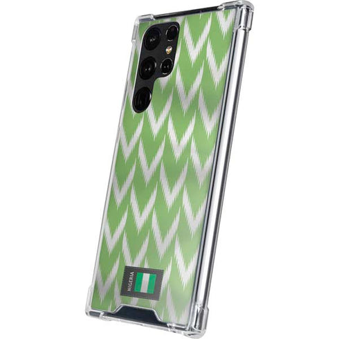 Nigeria Soccer Flag Galaxy S22 Ultra Clear Case