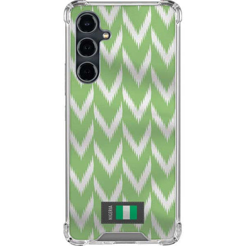 Nigeria Soccer Flag Galaxy S23 FE Clear Case