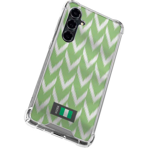 Nigeria Soccer Flag Galaxy S23 FE Clear Case