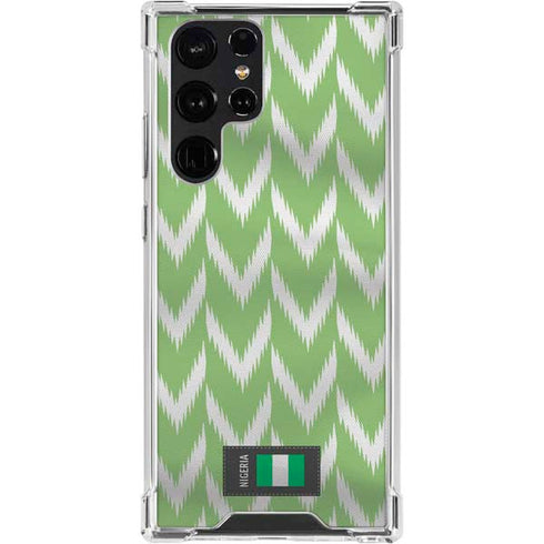 Nigeria Soccer Flag Galaxy S24 Ultra Clear Case