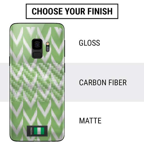 Nigeria Soccer Flag Galaxy S9 Skin