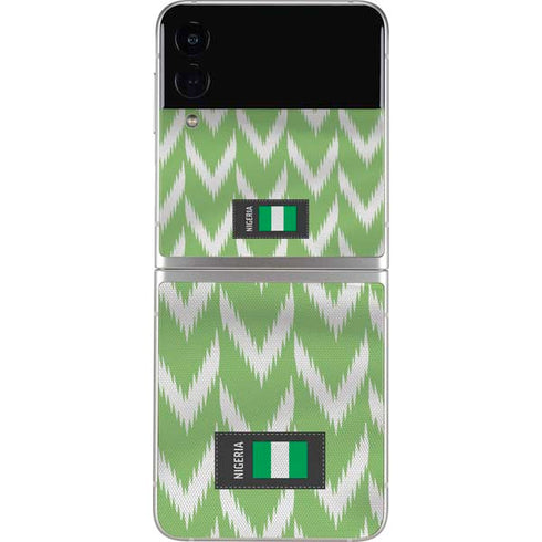 Nigeria Soccer Flag Galaxy Z Flip3 5G Skin
