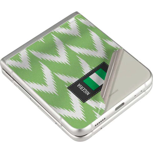 Nigeria Soccer Flag Galaxy Z Flip3 5G Skin