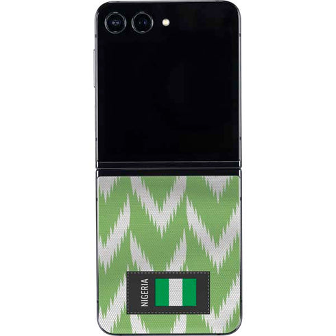 Nigeria Soccer Flag Galaxy Z Flip5 5G Skin