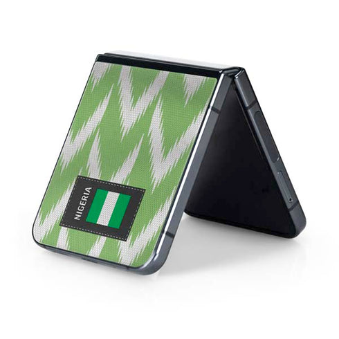 Nigeria Soccer Flag Galaxy Z Flip5 5G Skin