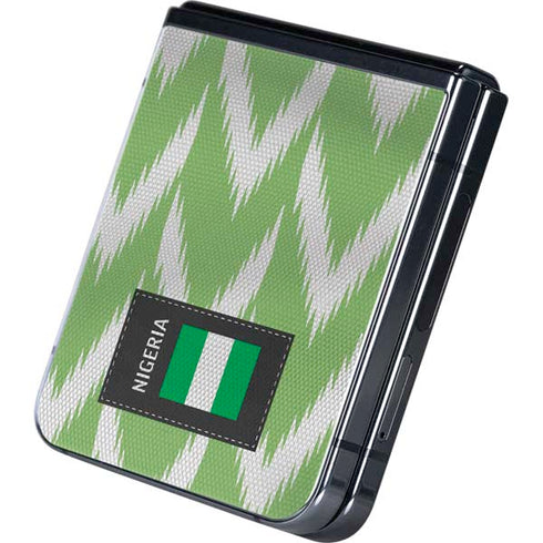 Nigeria Soccer Flag Galaxy Z Flip5 5G Skin