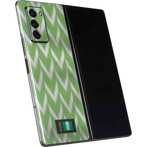 Nigeria Soccer Flag Galaxy Z Fold2 5G Skin