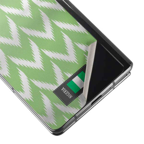 Nigeria Soccer Flag Galaxy Z Fold2 5G Skin