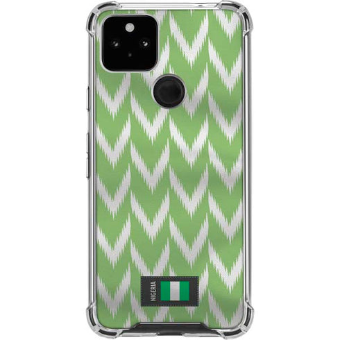 Nigeria Soccer Flag Google Pixel 5a 5G Clear Case