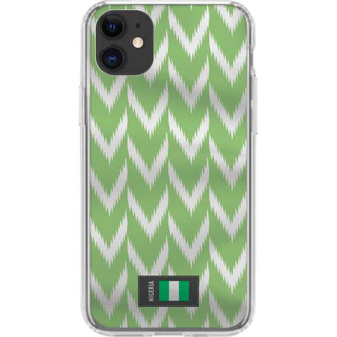 Nigeria Soccer Flag iPhone 11 Clear Case