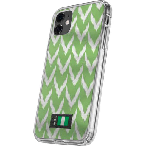 Nigeria Soccer Flag iPhone 11 Clear Case