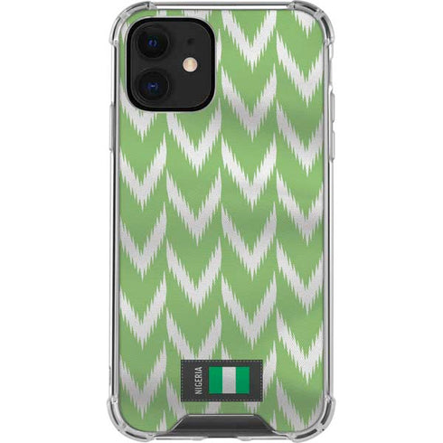 Nigeria Soccer Flag iPhone 12 Clear Case