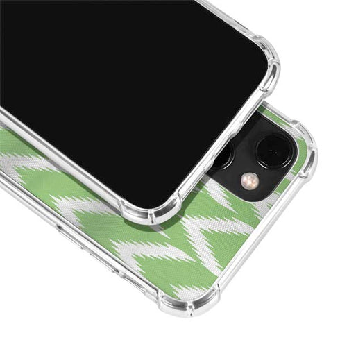 Nigeria Soccer Flag iPhone 15 Plus Clear Case
