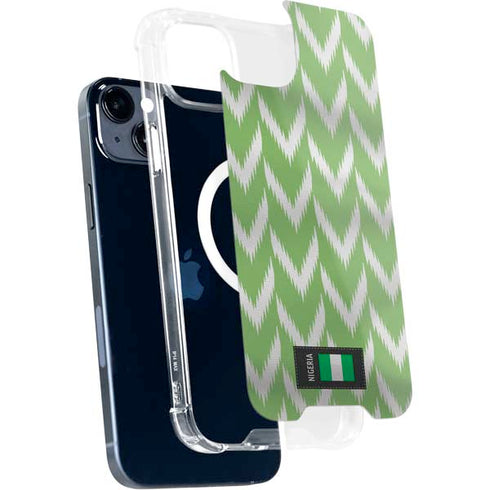 Nigeria Soccer Flag iPhone 14 Plus MagSafe Case