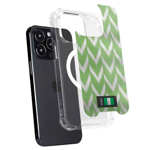 Nigeria Soccer Flag iPhone 15 Pro MagSafe Case