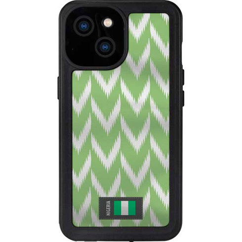 Nigeria Soccer Flag iPhone 15 Waterproof Case