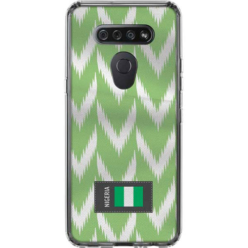 Nigeria Soccer Flag LG K51/Q51 Clear Case