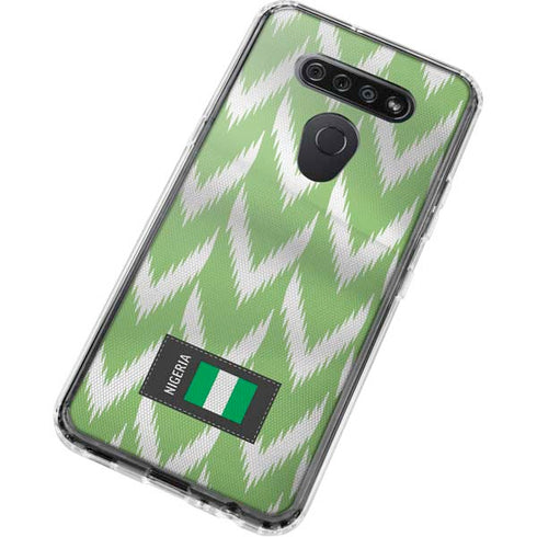 Nigeria Soccer Flag LG K51/Q51 Clear Case