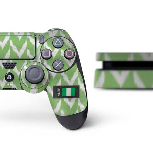 Nigeria Soccer Flag PS4 Slim Bundle Skin