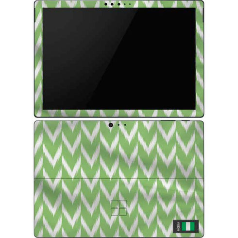 Nigeria Soccer Flag Surface Pro 6 Skin