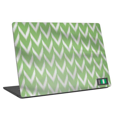 Nigeria Soccer Flag Universal Laptop 17in (13.8 x 10in) Skin