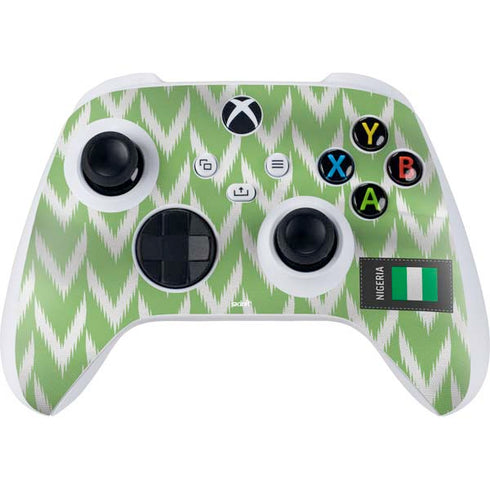 Nigeria Soccer Flag Xbox Series S Controller Skin