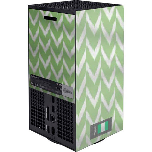 Nigeria Soccer Flag Xbox Series X Console Skin